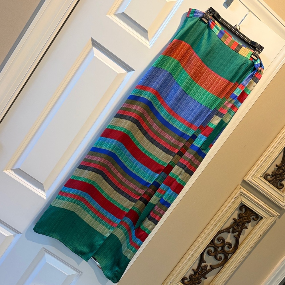 W by Worth Multicolor Striped Maxi Skirt size 4